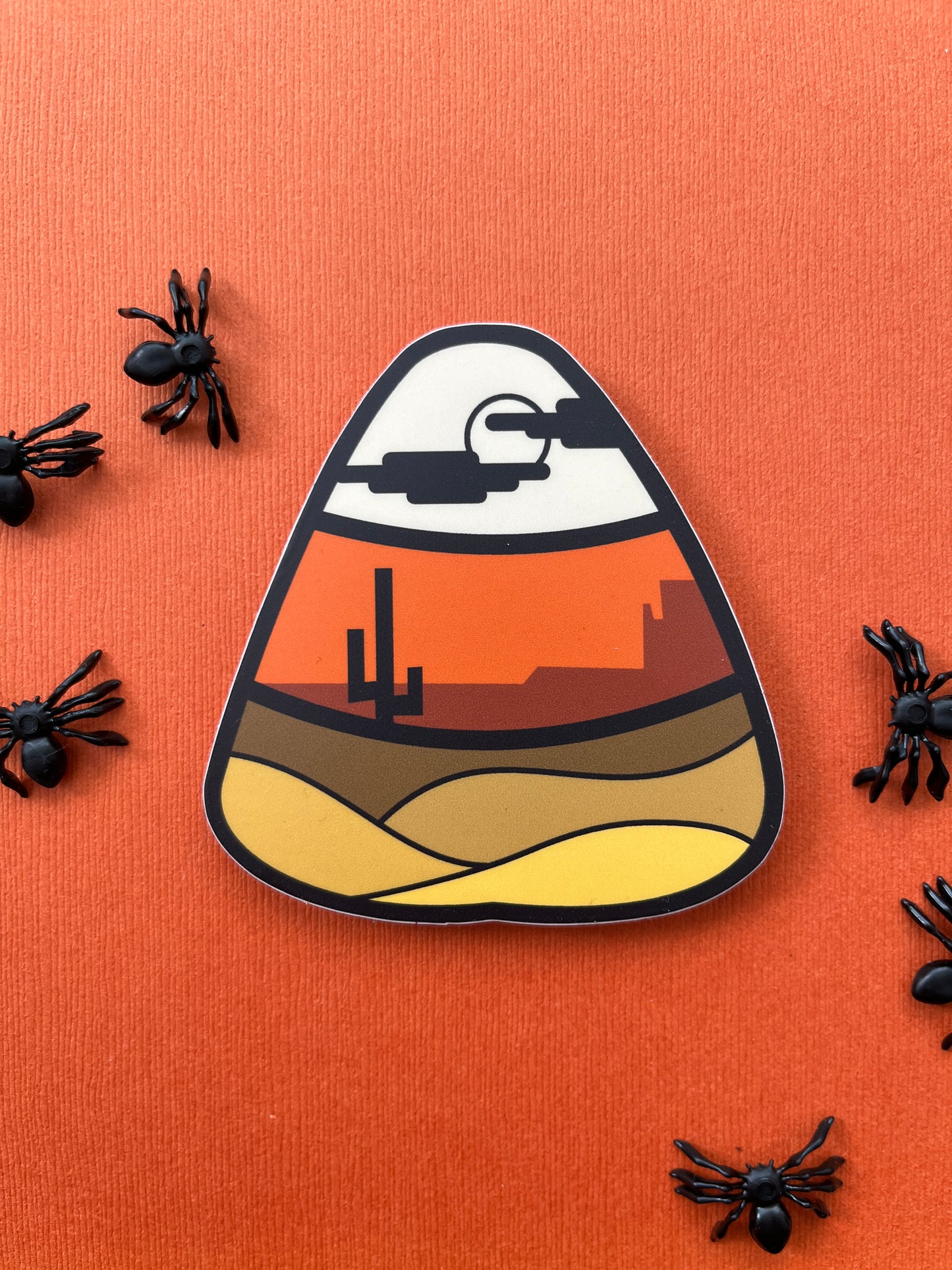 Landscape Candy Corn Sticker