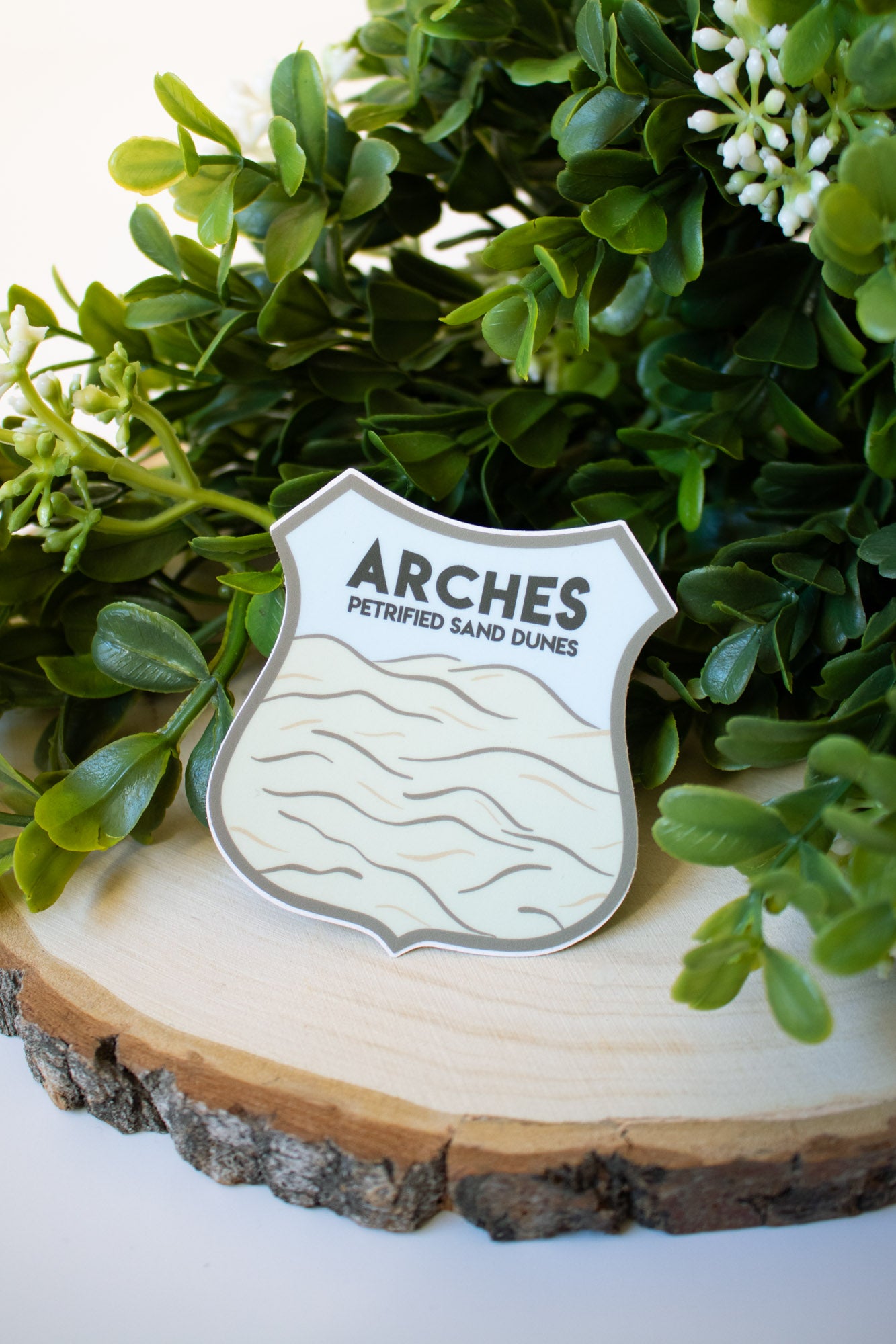 Arches National Park Petrified Sand Dunes Sticker