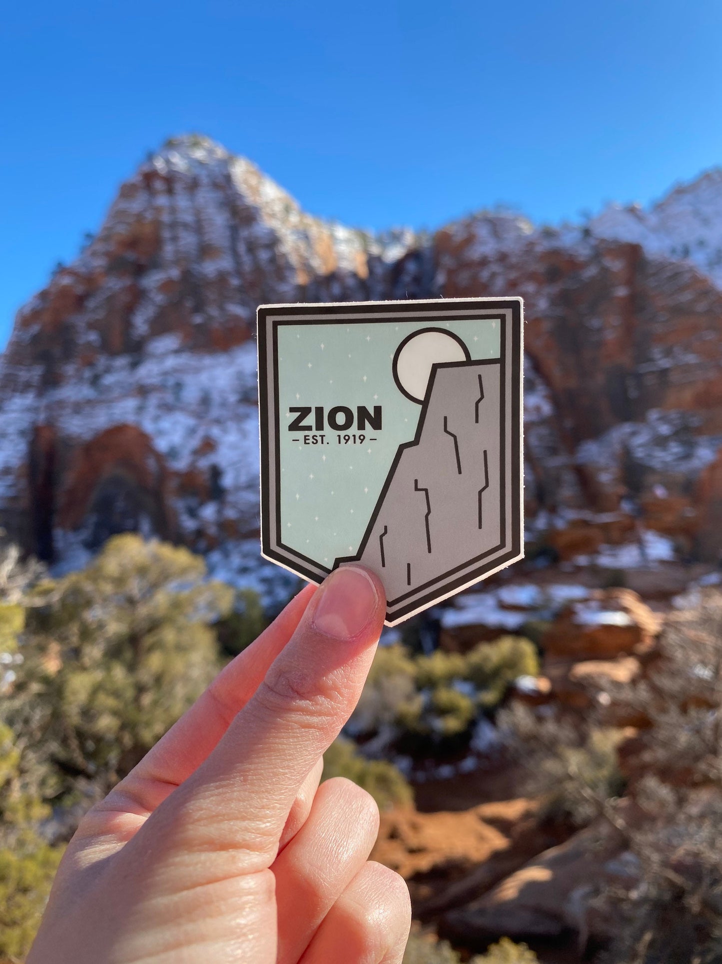 Zion National Park Passport Sticker