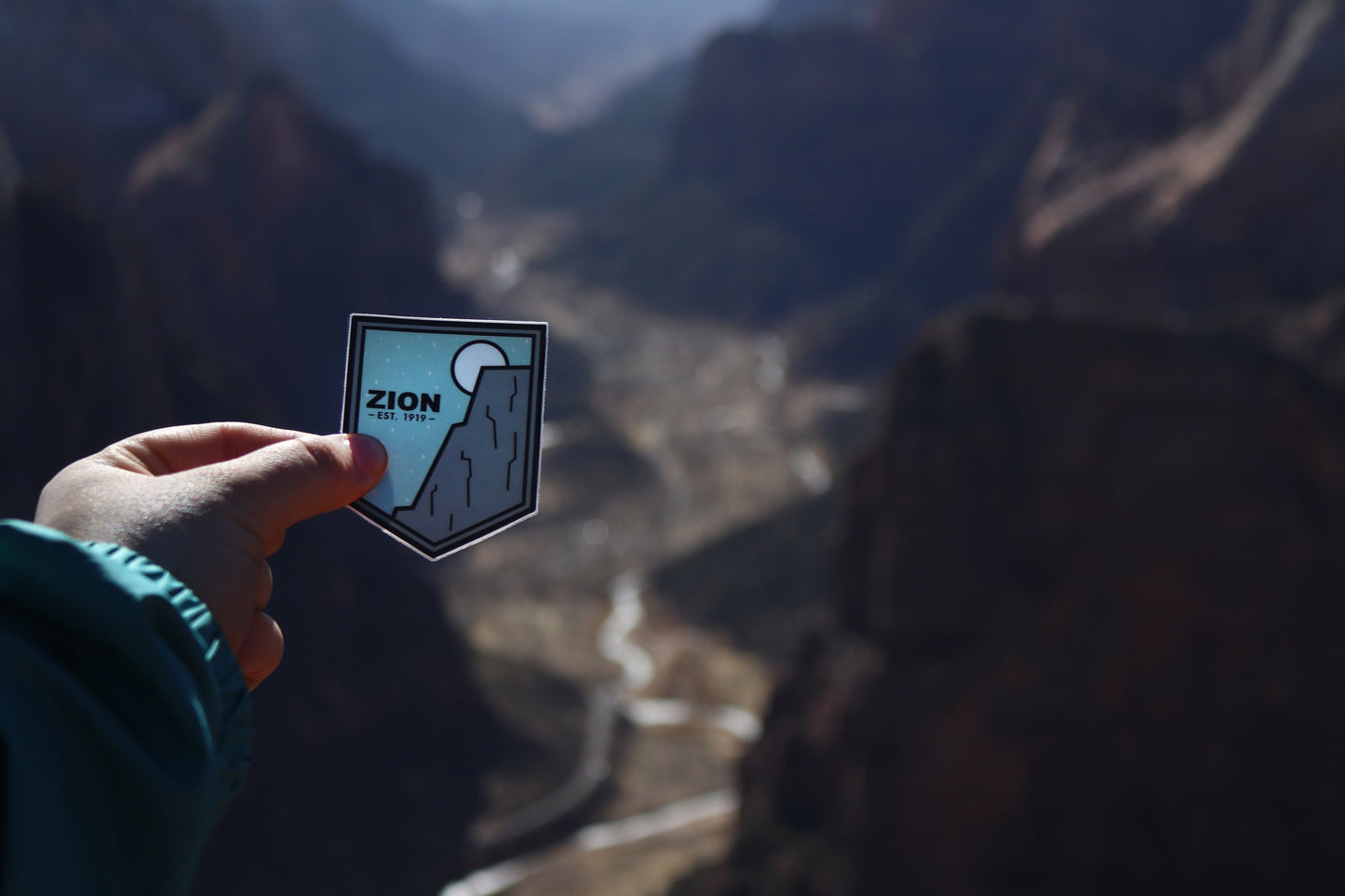 Zion National Park Car Sticker