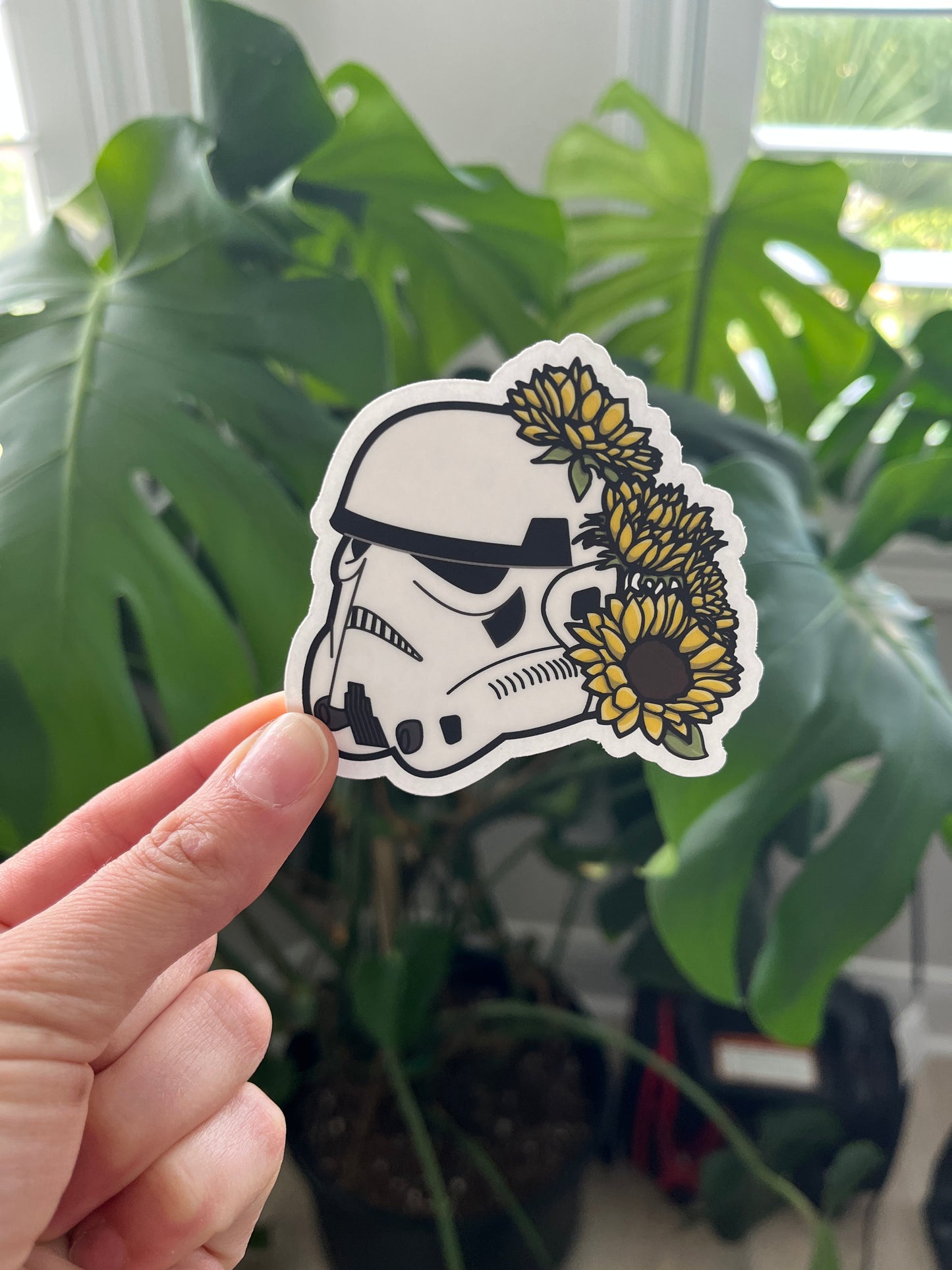 Sunflower Trooper Sticker