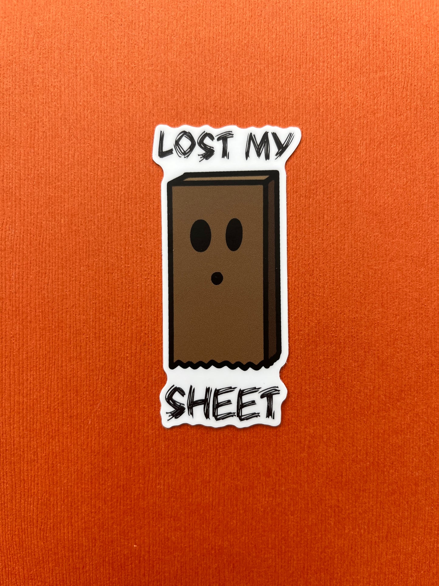 Lost My Sheet Ghost Sticker