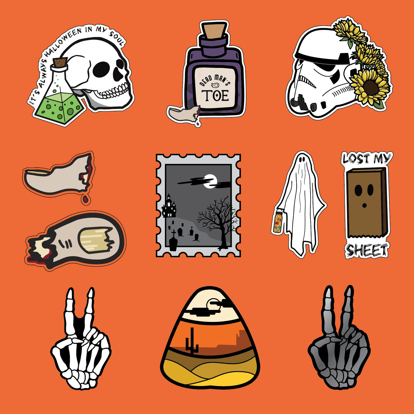 Halloween Mystery Sticker Pack