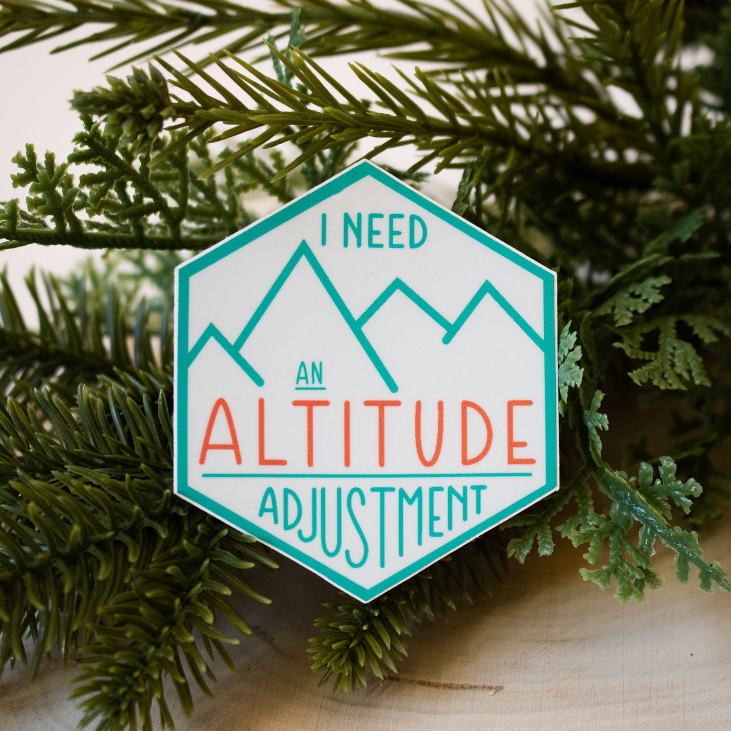 Altitude Adjustment Waterproof Sticker