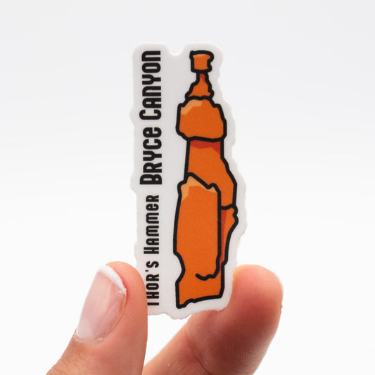 Thor's Hammer Bryce Canyon National Park Sticker