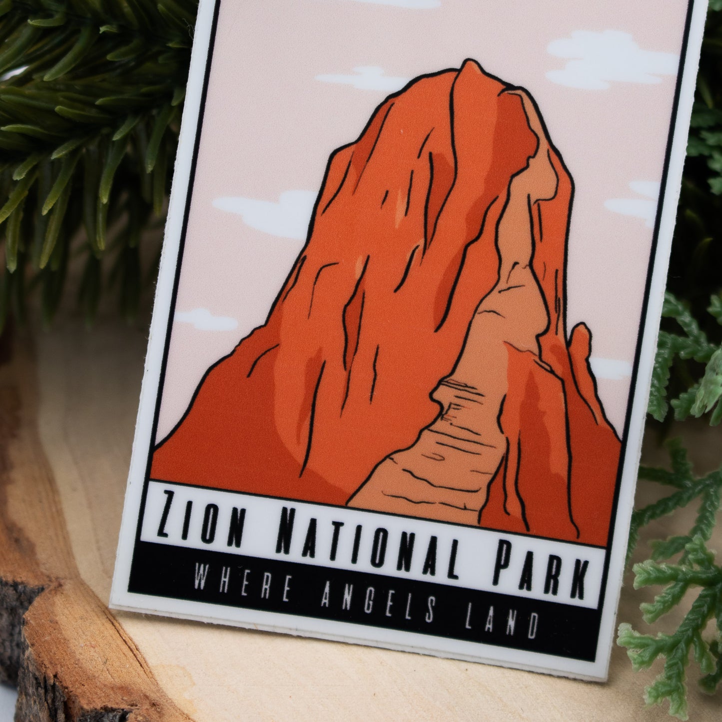 Zion National Park Sticker | Where Angels Land