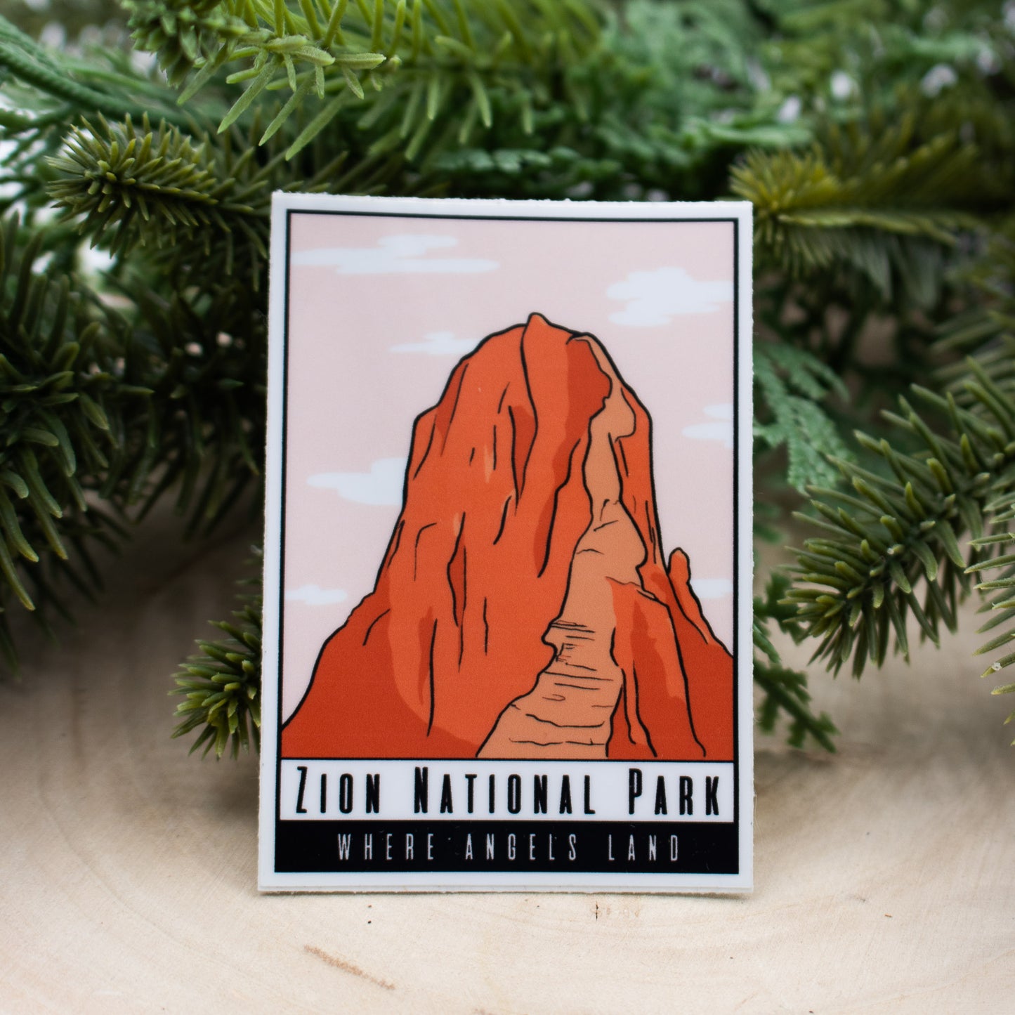 Zion National Park Sticker | Where Angels Land