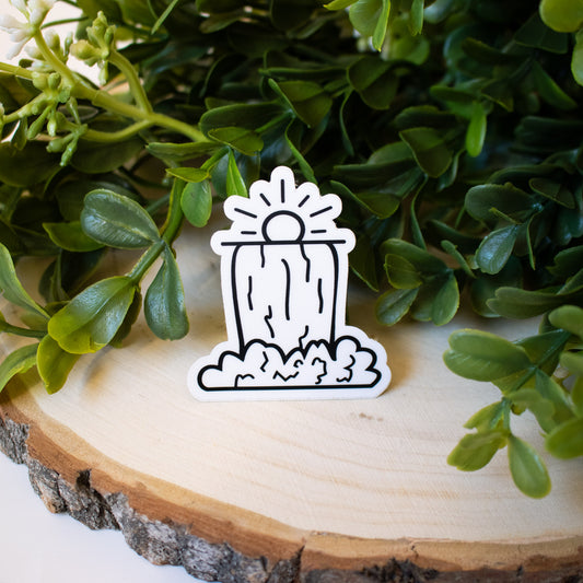 Chasing Waterfalls Sticker