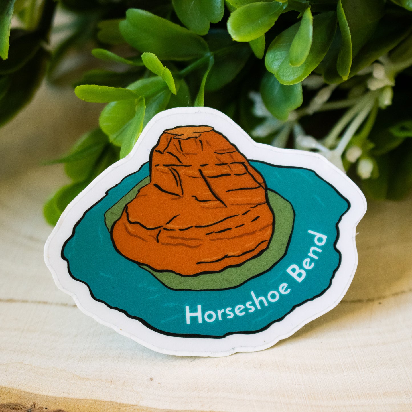 Horseshoe Bend Car Sticker