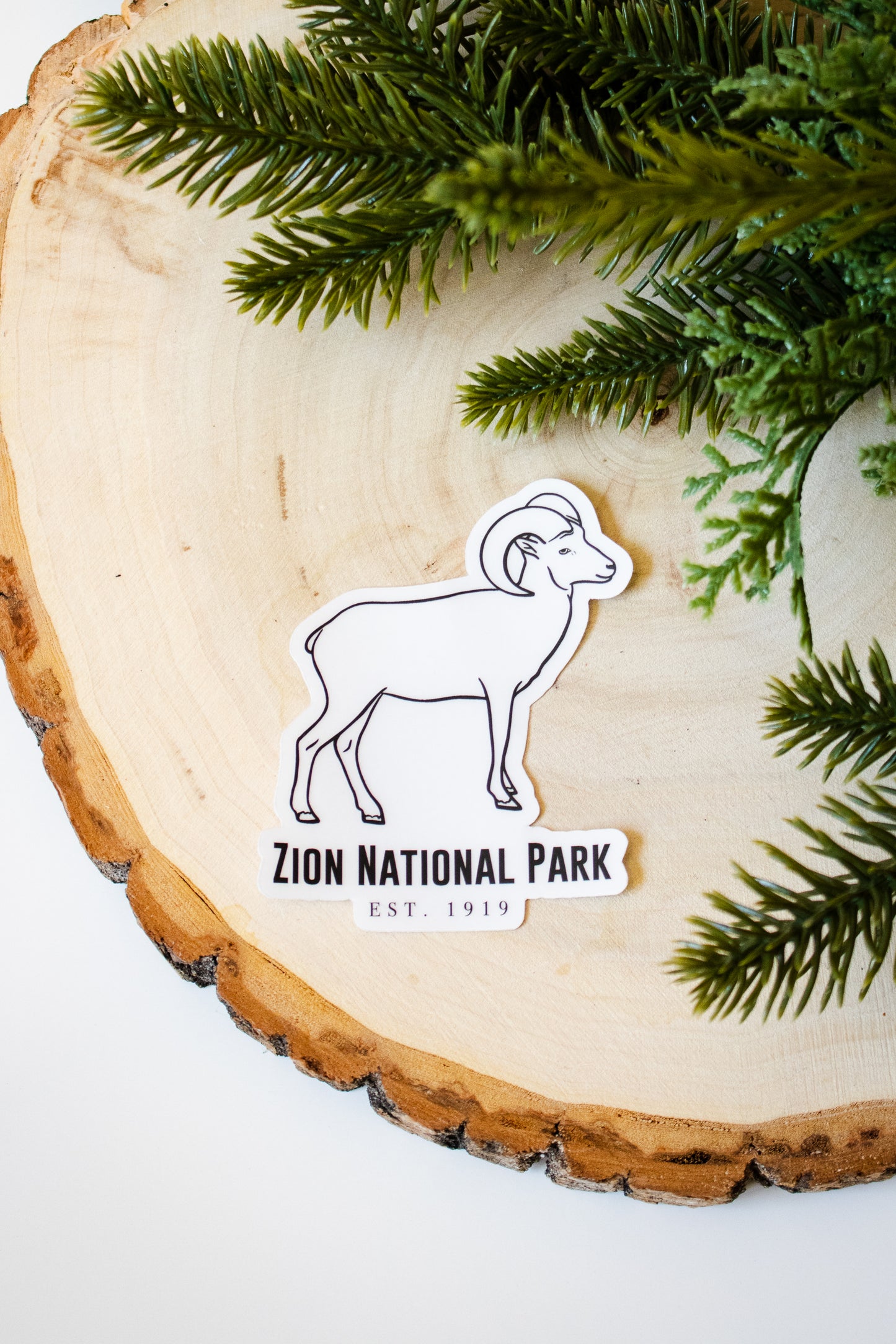 Zion Ram Clear Sticker